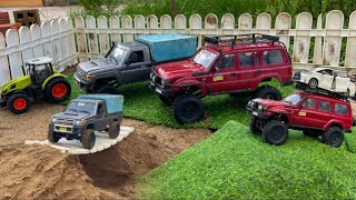 Top car off Road the road driving over obstaclesRemote Control Off Road Land CruiserRc Toyota… [upl. by Herzog]