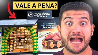 🍫Franquia Cacau Show é Furada ou Vale a Pena Valor Franquia Cacau Show Container [upl. by Oigres]