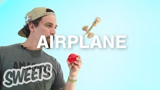 How to Airplane  Kendama Trick Tutorial  Sweets Kendamas [upl. by Kelbee]