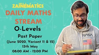 PAST PAPER O LEVELS MAY JUNE 2020 VARIANT 11 402411MJ20 [upl. by Idham793]