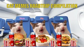 CAT MEMES Roadtrip Compilation [upl. by Atwahs856]