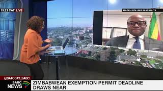 Deadline for Zimbabwean Exemption Permits draws near Adv Simba Chitando [upl. by Aihsad]