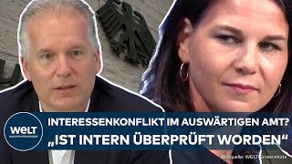 ANNALENA BAERBOCK Vorwurf Vetternwirtschaft Interessenkonflikte bei AfghanenVisa vermutet [upl. by Hobard]