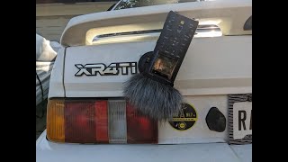 Sound Test Merkur XR4Ti Ford 4Cyl 23 Turbo Acceleration with Flowmaster 60 Muffler [upl. by Nedry]