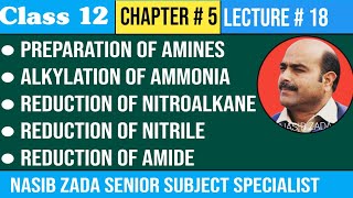 PREPARATION OF AMINES REDUCTION OF NITROALKANES NITRILES AND AMIDESALKYLATION NASIBZADASSS [upl. by Lynn]