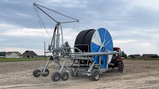 OCMIS Irrigation Boom TimeLapse Assembly Video  Farmers Equipment Company [upl. by Anirba12]