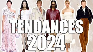 LE TOP DES TENDANCES MODE 2024 [upl. by Woehick]