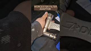 Adey Magnacleanse in tight space Worcester filter [upl. by Anit]