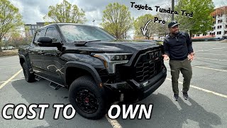 2024 Toyota Tundra Trd Pro  Cost To OwnFeatures [upl. by Ydissac]