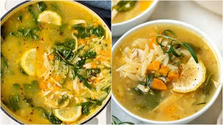 This Lemon Chicken Orzo Soup is the perfect soup for ANY season [upl. by Davey]