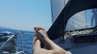 Island hopping with friends on board Paros Kimolos and Milos  EP 43 Sailing Seatramp [upl. by Loss]