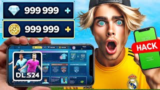 DLS 24 Hack ✅ How I Got Free 999K CoinsDiamonds 😮 Dream League Soccer 2024 UNLIMITED Coins MOD ✅ [upl. by Gaylene]