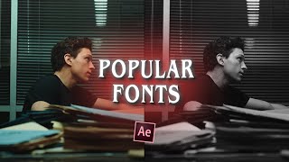 15 BASIC FONTS [upl. by Laveen]