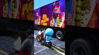 Shinchan Saw Pushpa 2 Container 😱🤯 in Gta 5 Shorts Gta5shorts Shinchan [upl. by Artap210]