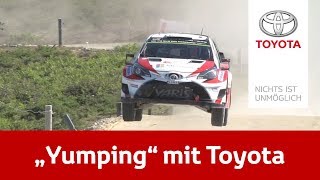 Yumping  oder wie man mit einem Auto fliegt  TOYOTA GAZOO Racing WRT [upl. by Oiralih]