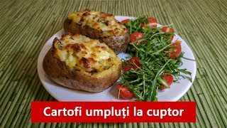 Cartofi umpluti la cuptor [upl. by Bakerman]