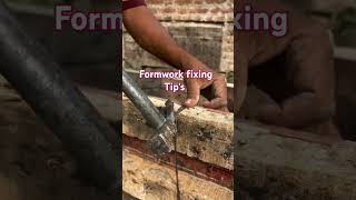 Formwork fixing Tips formwork shuttering shutteringwork formworks tips construction [upl. by Feil]