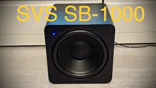 SVS SB1000 powered subwoofer bass Test [upl. by Elleb737]