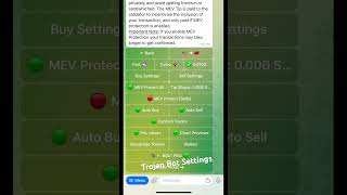 How To Use Trojan Bot On Solana  Best Trojan Bot Settings [upl. by Josee]