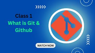 Class 1 intro of git and github [upl. by Enrico]