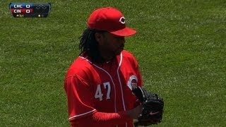 CHCCIN Cueto gives the Reds seven strong innings [upl. by Maude823]