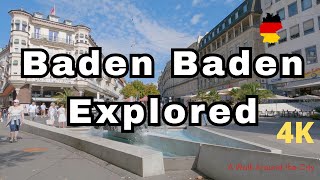 Baden Baden Walking Tour A Visual Feast for Travel Enthusiasts 🇩🇪 [upl. by Aidnac]