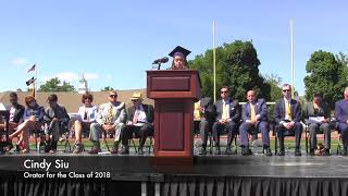 Graduation Speeches from the Class of 2018 [upl. by Trix]