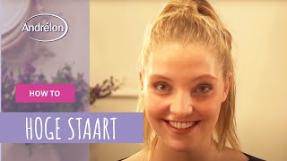 Hoge staart maken  Andrélon Haar Tutorial [upl. by Toffic428]