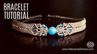 Big Bead Boho Bracelet Tutorial by Macrame School [upl. by Otho]