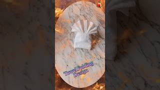 Towel Folding Design For Housekeeping l Hotel Room Decoration ideas shorts short [upl. by Arahd857]