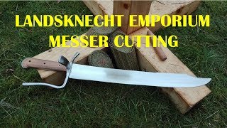 Landsknecht Emporium Messer cutting [upl. by Ezequiel289]