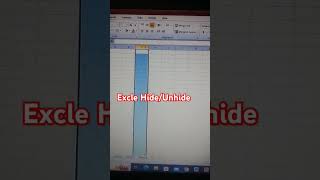 Ms excle row and column hide and unhide sojolacademy subscribeshorts msexcle tricks [upl. by Nemsaj913]