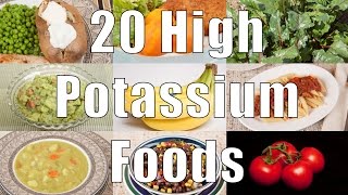 20 High Potassium Foods 700 Calorie Meals DiTuro Productions [upl. by Lamej]