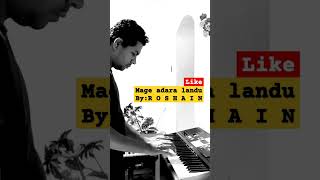 Mage adara landu Song by DTAP  piano cover 🎹 piano pianocover pianoperformance [upl. by Gordon]