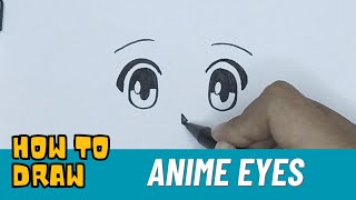 How to Draw Anime Eyes [upl. by Nomyar]