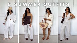 ASOS TRY ON HAUL  8 SUMMER OUTFITS 2024 [upl. by Donela]