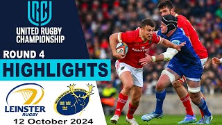 Leinster v Munster Highlights  Round 4  United Rugby Championship 202425 [upl. by Sophy]