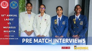 18th LC  MC Regatta  Pre match Interviews [upl. by Warton]