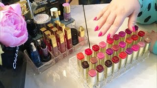 ASMR Milani Lipstick Store Beauty Counter Role Play  Up Close Whisper [upl. by Lamprey]