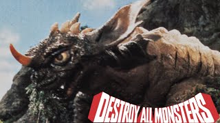 Destroy All Monsters 1968  Baragon Screen Time [upl. by Milewski873]