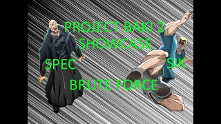 SIKORSKY  SPEC BRUTE FORCE Roblox Project Baki 2 [upl. by Darum]