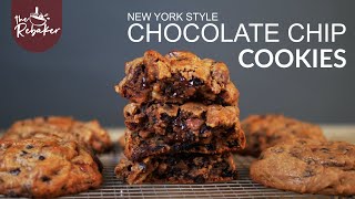 Easy Chocolate Chip Cookies New York Style [upl. by Nylrad]