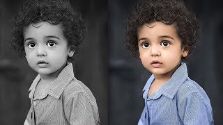 How to Colorize Black and White Images in Photoshop [upl. by Flam806]