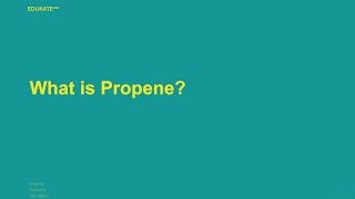 What is Propene [upl. by Asel]