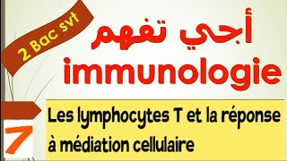 immunologie 2 bac svt ep 7  les lymphocytes T et la réponse à médiation cellulaire [upl. by Ariayek242]