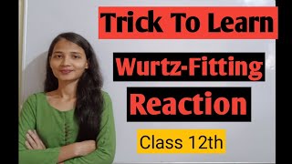 WurtzFitting Reaction class 12 Haloalkane Haloarenes [upl. by Ange]