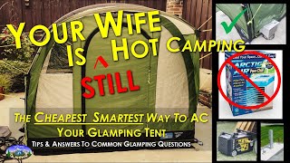 AC Your Camping Tent  Cheapest Way [upl. by Dionysus976]