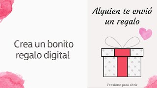 Caja sorpresa digital  Regalos a distancia ❤️ giftbox [upl. by Esined]