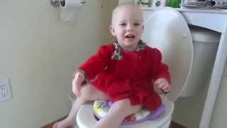 Potty Training Fail  Dont Want to Read THAT Yes I do Funny [upl. by Nelhsa534]