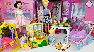 Cenicienta Blancanieves cuidan sus bebés Princesas I Comida juguetes miniatura ReMent de Gudetama [upl. by Indira]